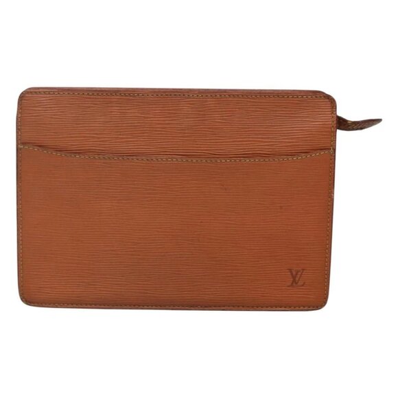 LOUIS VUITTON Epi Pochette Homme Clutch Bag Zipangu Gold M52528 LV Auth 116908 - Picture 2 of 16